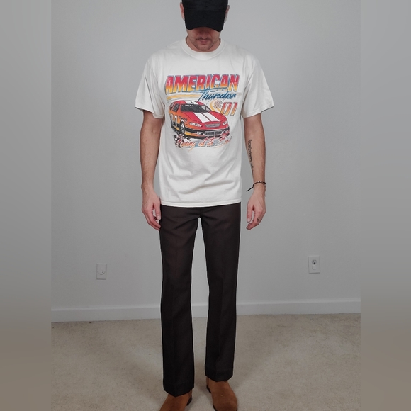 Mens LG American Racing T shirt - Picture 2 of 8